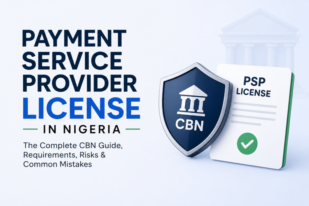 Provider License Sign Payment Service Provider License Nigeria (CBN Guide 2026).