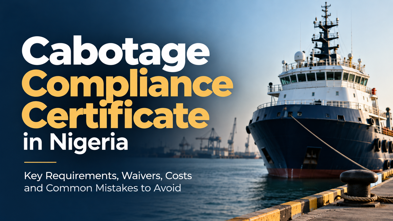 Cabotage Compliance PICS